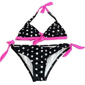 Guess Polka Dot Bikini 💗🖤